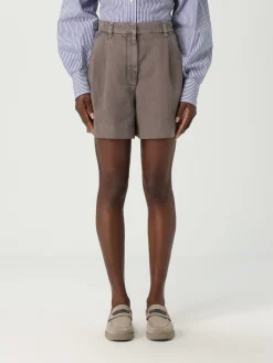 Pantaloncino Brunello Cucinelli in cotone e lino