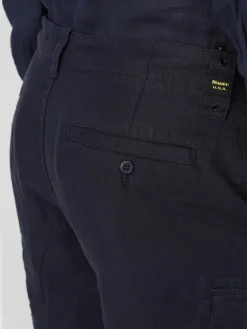 Pantaloncino cargo Blauer in lino