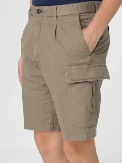 Pantaloncino cargo Briglia 1949 in gabardina