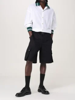 Pantaloncino cargo Jacquemus in misto cotone e lino