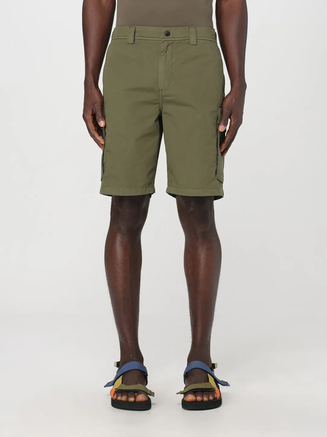 Pantaloncino cargo Woolrich in cotone