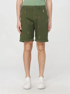 Pantaloncino chino SUN68 in cotone con ricamo