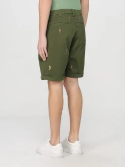 Pantaloncino chino SUN68 in cotone con ricamo