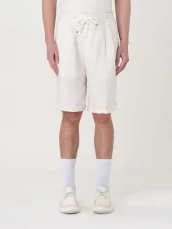 Pantaloncino con coulisse Brunello Cucinelli in lino