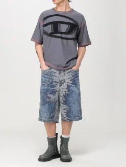 Pantaloncino Diesel in denim effetto used