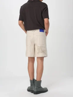 Pantaloncino in cotone con logo Burberry