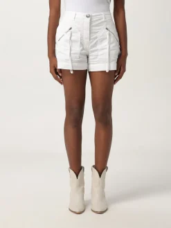 Pantaloncino in cotone con zip Pinko