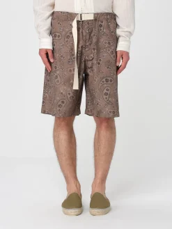 Pantaloncino in poliestere paisley Emporio Armani