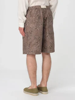 Pantaloncino in poliestere paisley Emporio Armani