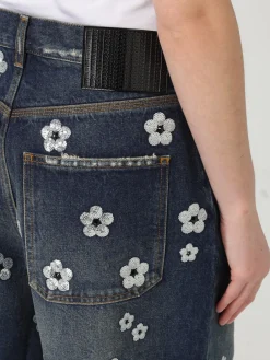 Pantaloncino Marc Jacobs in denim con ricamo