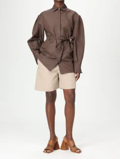 Pantaloncino Max Mara in lino e seta