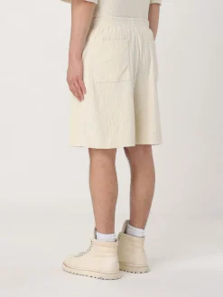 Pantaloncino Off-White in cotone con motivo logo