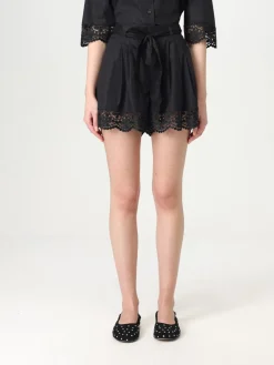 Pantaloncino Twinset in cotone con ricami