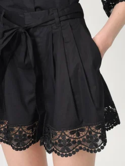 Pantaloncino Twinset in cotone con ricami