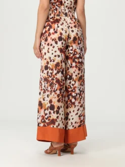 Pantalone a palazzo Liu Jo in crêpe animalier