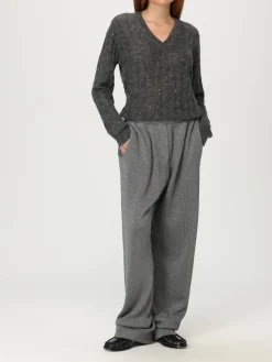 Pantalone Brunello Cucinelli in misto cotone e lurex