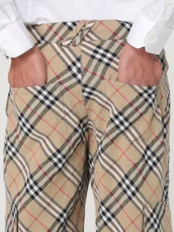 Pantalone Burberry in cotone con motivo Vintage Check