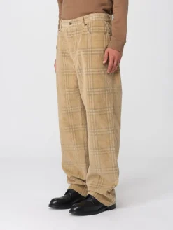 Pantalone Burberry in velluto con stampa