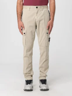 Pantalone cargo Stone Island in cotone stretch