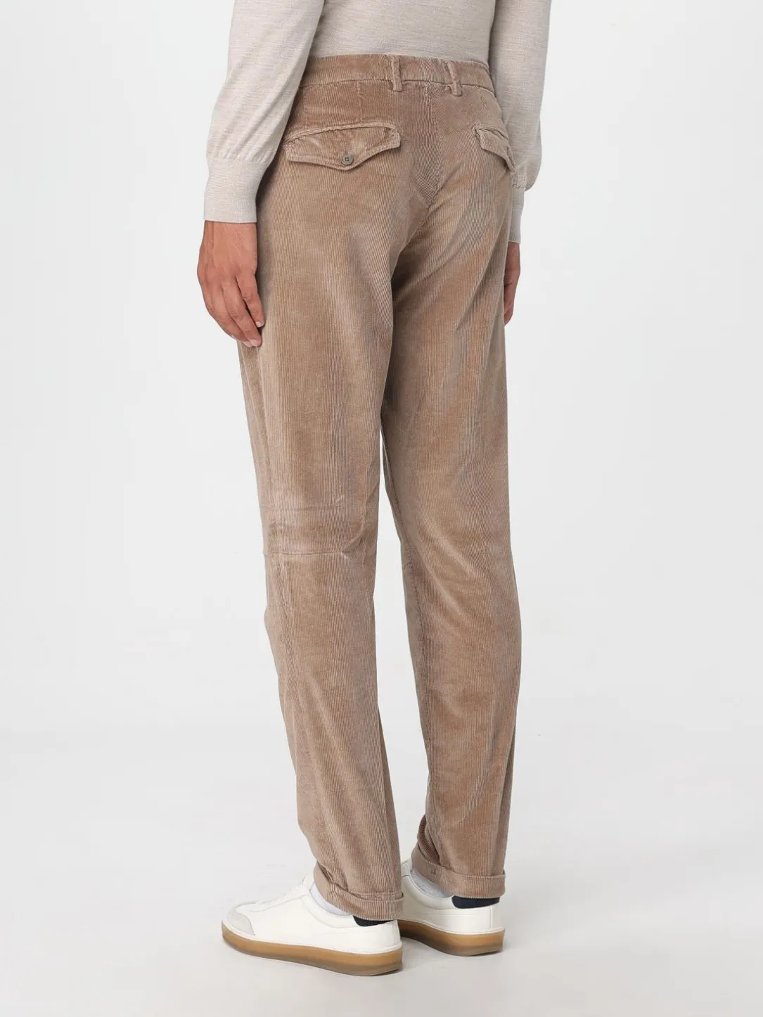 Pantalone Carrot regular in velluto mille righe Myths