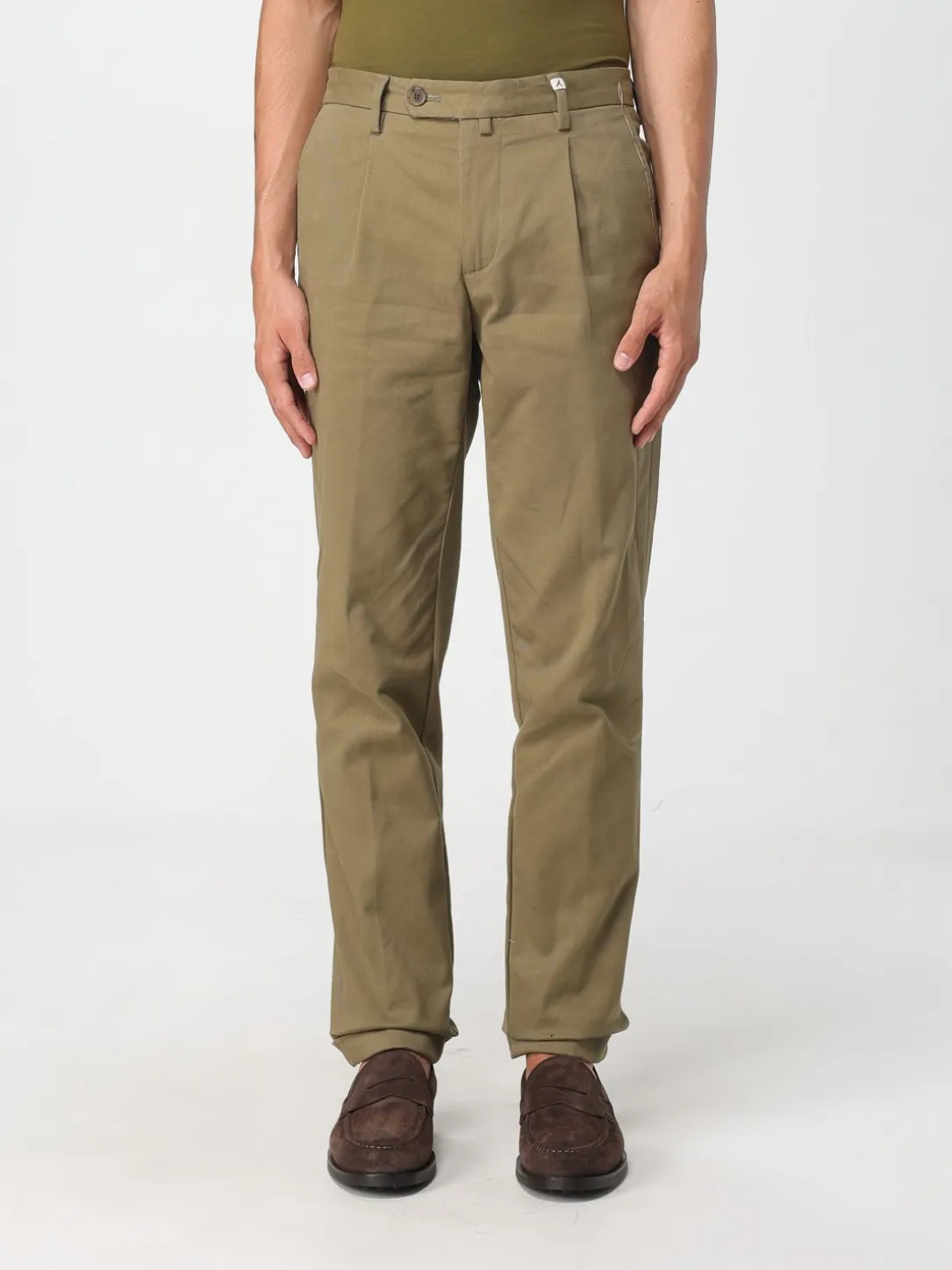 Pantalone chino Myths in gabardine di cotone