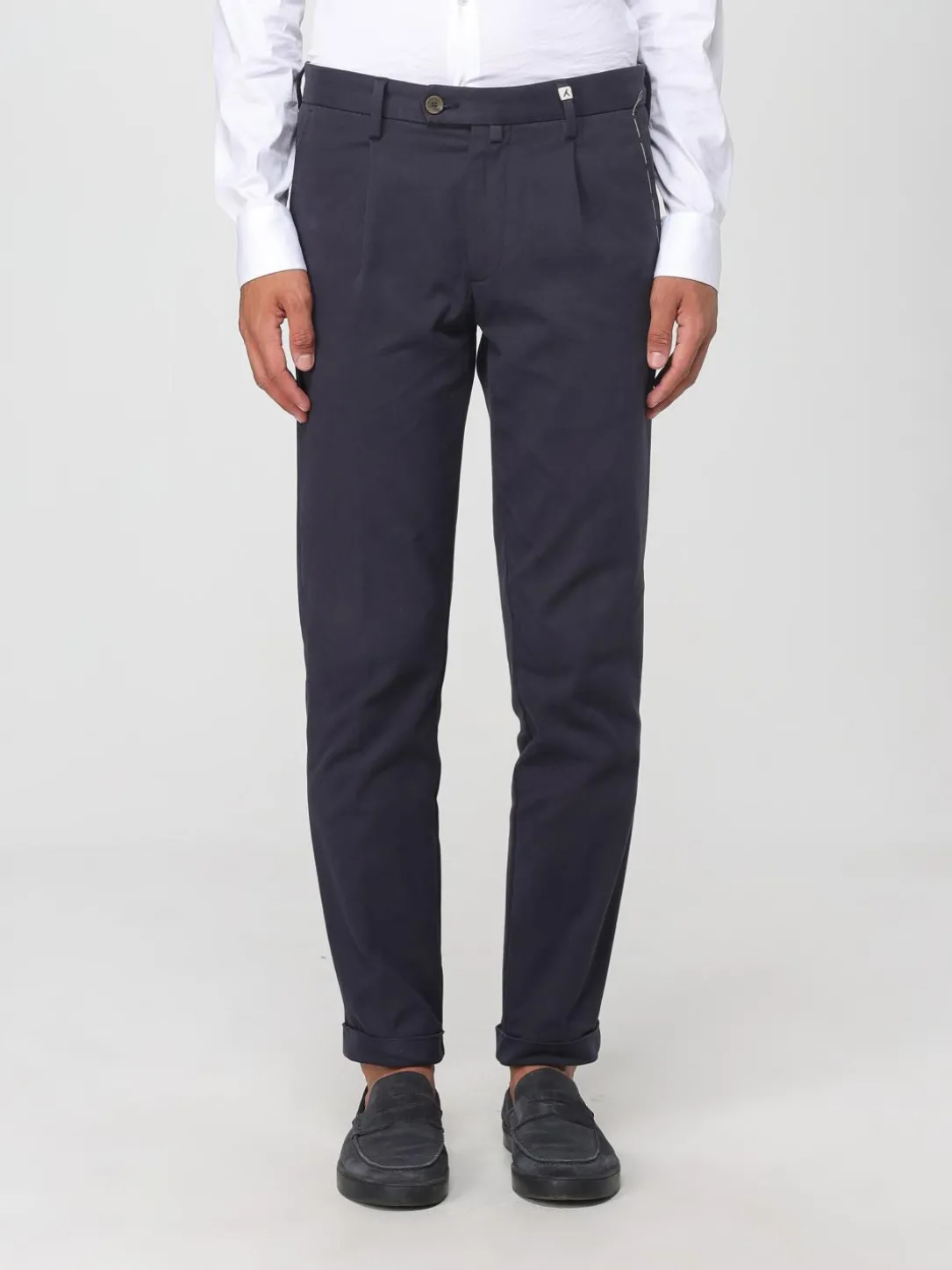 Pantalone chino Myths in gabardine di cotone