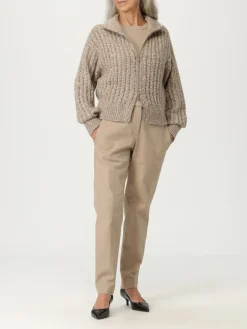 Pantalone classico Brunello Cucinelli in cotone stretch