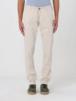 Pantalone classico Eleventy in misto cotone e seta