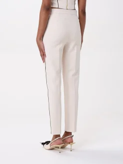 Pantalone classico Elisabetta Franchi in crêpe