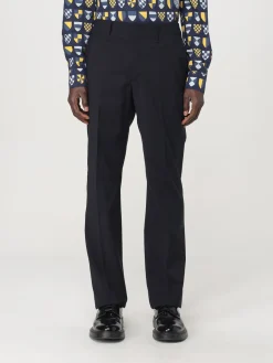 Pantalone classico Fendi in lana vergine