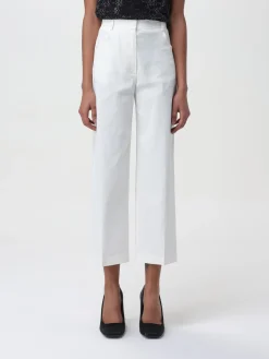 Pantalone crop Pinko in misto lino