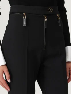 Pantalone cropped Elisabetta Franchi in crêpe