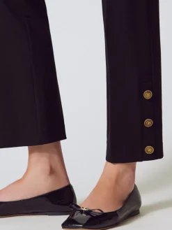 Pantalone cropped Twinset in crêpe