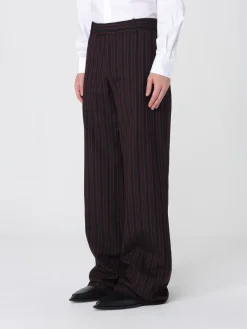 Pantalone di lana gessato McQueen