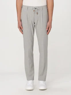 Pantalone Eleventy in lana stretch con coulisse