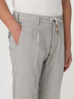 Pantalone Eleventy in lana stretch con coulisse