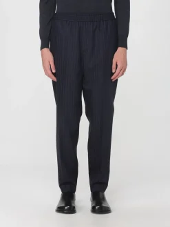 Pantalone Golden Goose in lana e cotone con stampa gessata