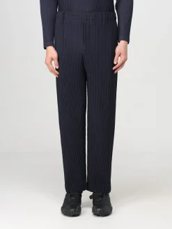 Pantalone Homme Plisse' Issey Miyake in crêpe plissettato