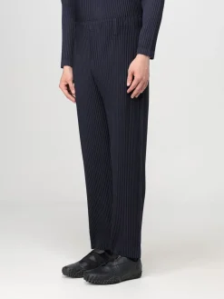 Pantalone Homme Plisse' Issey Miyake in crêpe plissettato