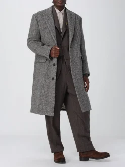 Pantalone in lana vergine gessata Golden Goose