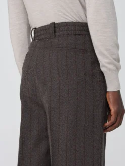 Pantalone in lana vergine gessata Golden Goose