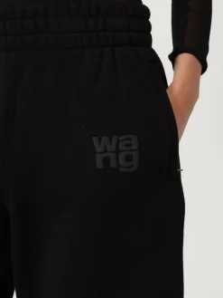 Pantalone jogging in cotone con logo Alexander Wang