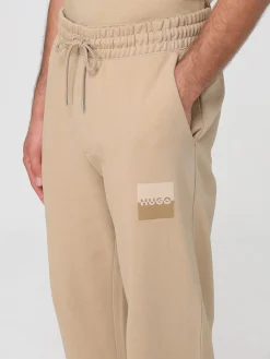 Pantalone jogging in cotone con logo Hugo