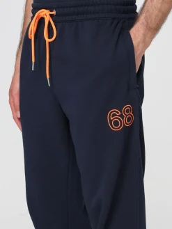 Pantalone jogging in cotone con logo SUN68