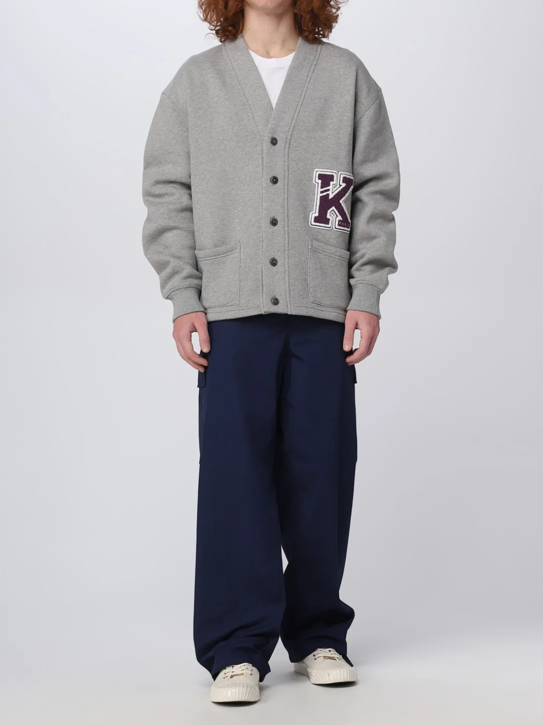 Pantalone Kenzo in gabardine di cotone