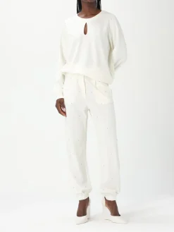 Pantalone Liu Jo in misto cotone con stampa monogram