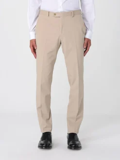 Pantalone Luigi Bianchi in cotone stretch