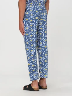 Pantalone Peninsula in lino con stampa floreale