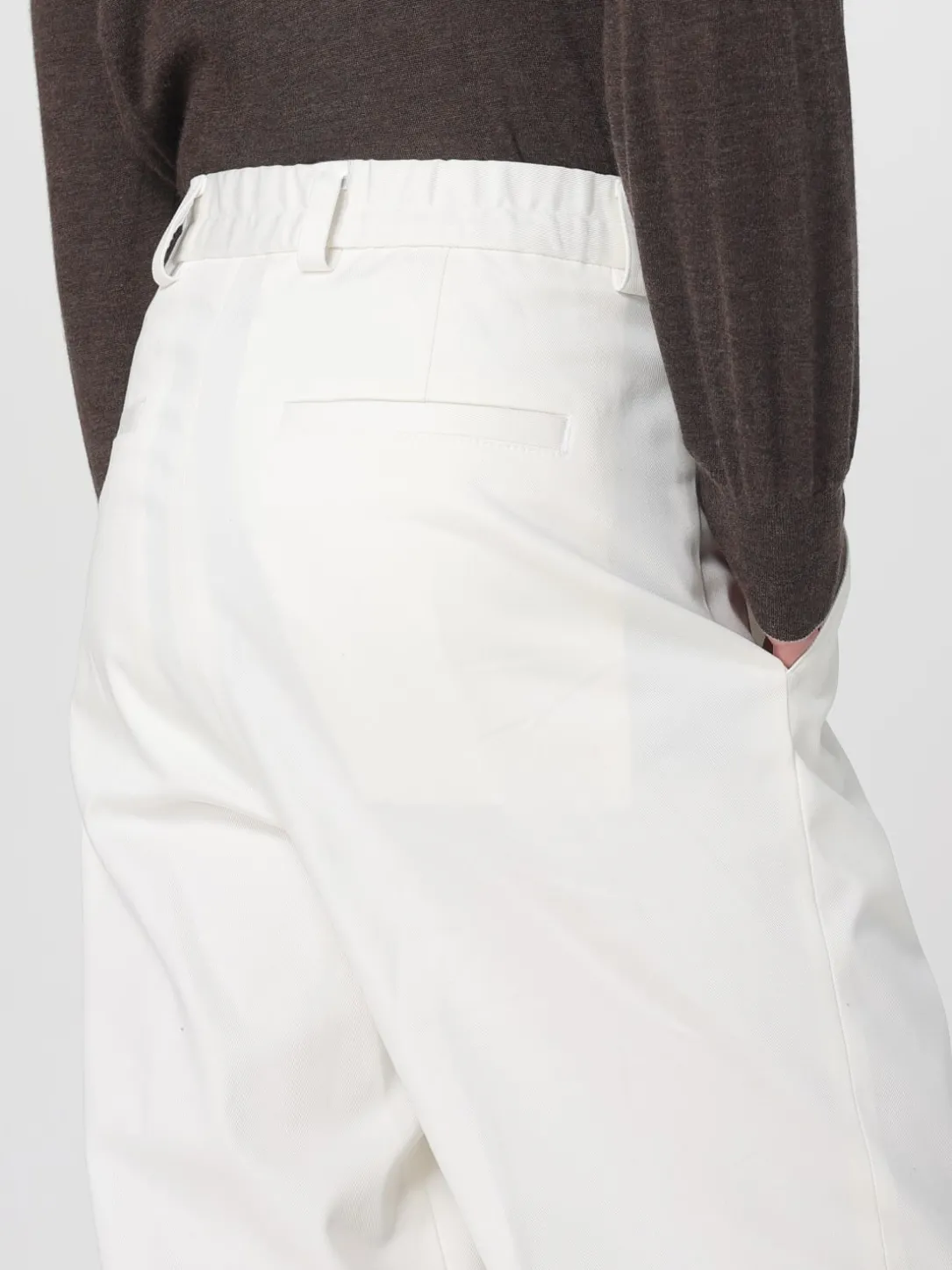 Pantalone sartoriale Boss in cotone stretch