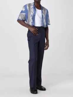 Pantalone sartoriale Versace in lana vergine